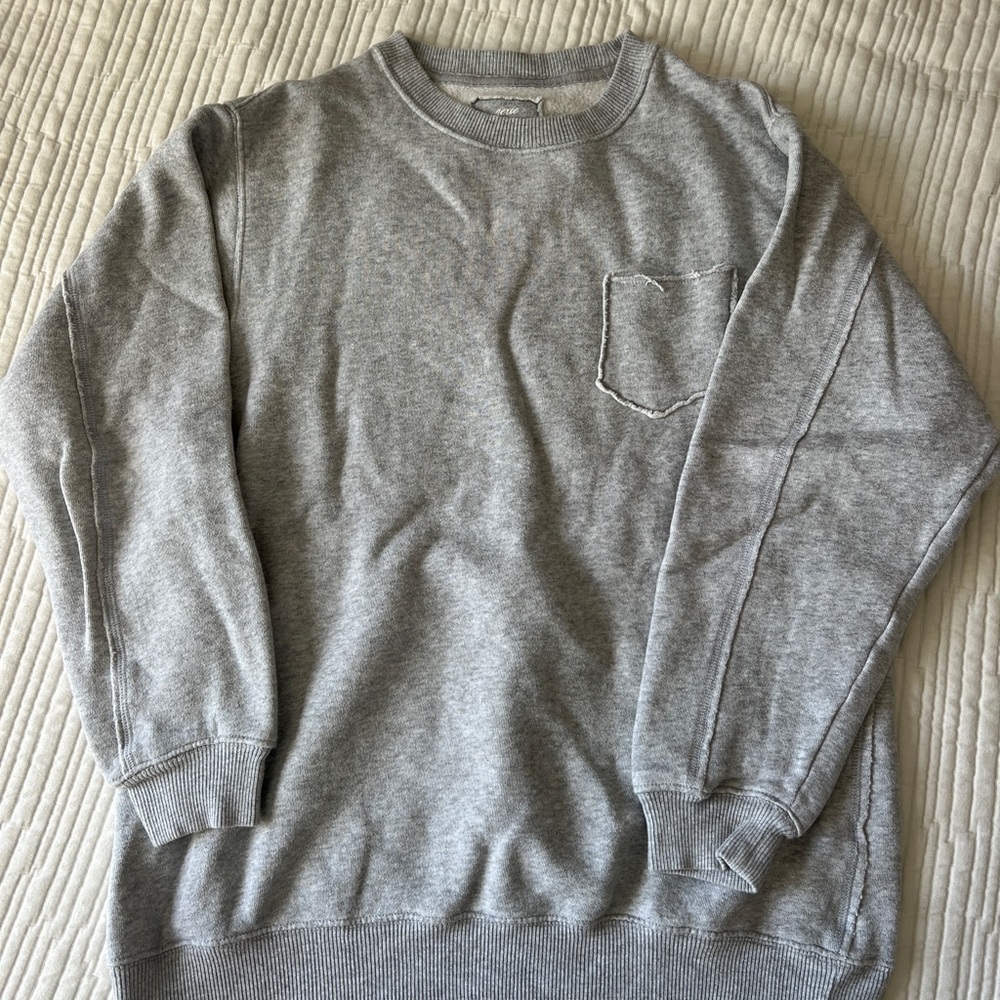Aerie Heather Gray Crewneck Sweatshirt